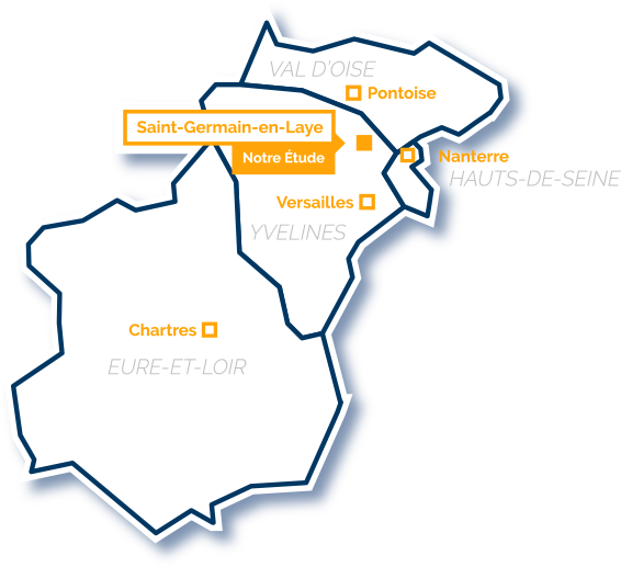 Zone d'intervention de la SELARL Grand Ouest 78